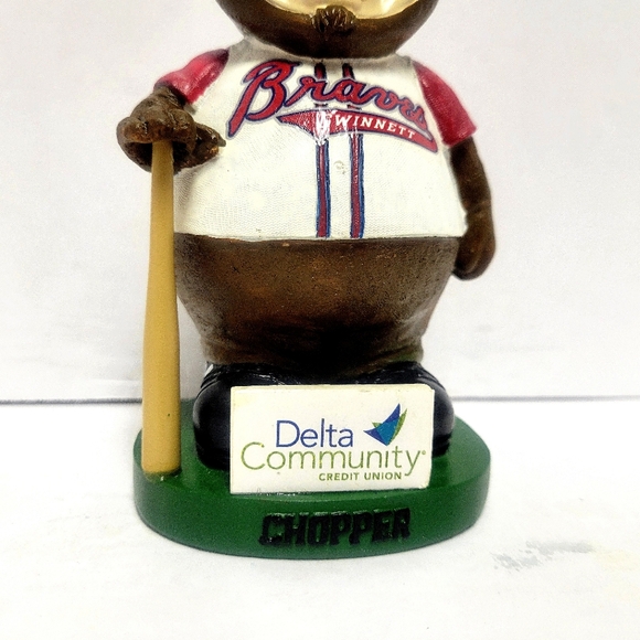 CHOPPER Gwinnett Braves Mascot Bobblehead Bank Atlanta Alexander Global Rare - Picture 4 of 8